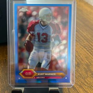 KURT WARNER TOPPS CHROME  #82/150